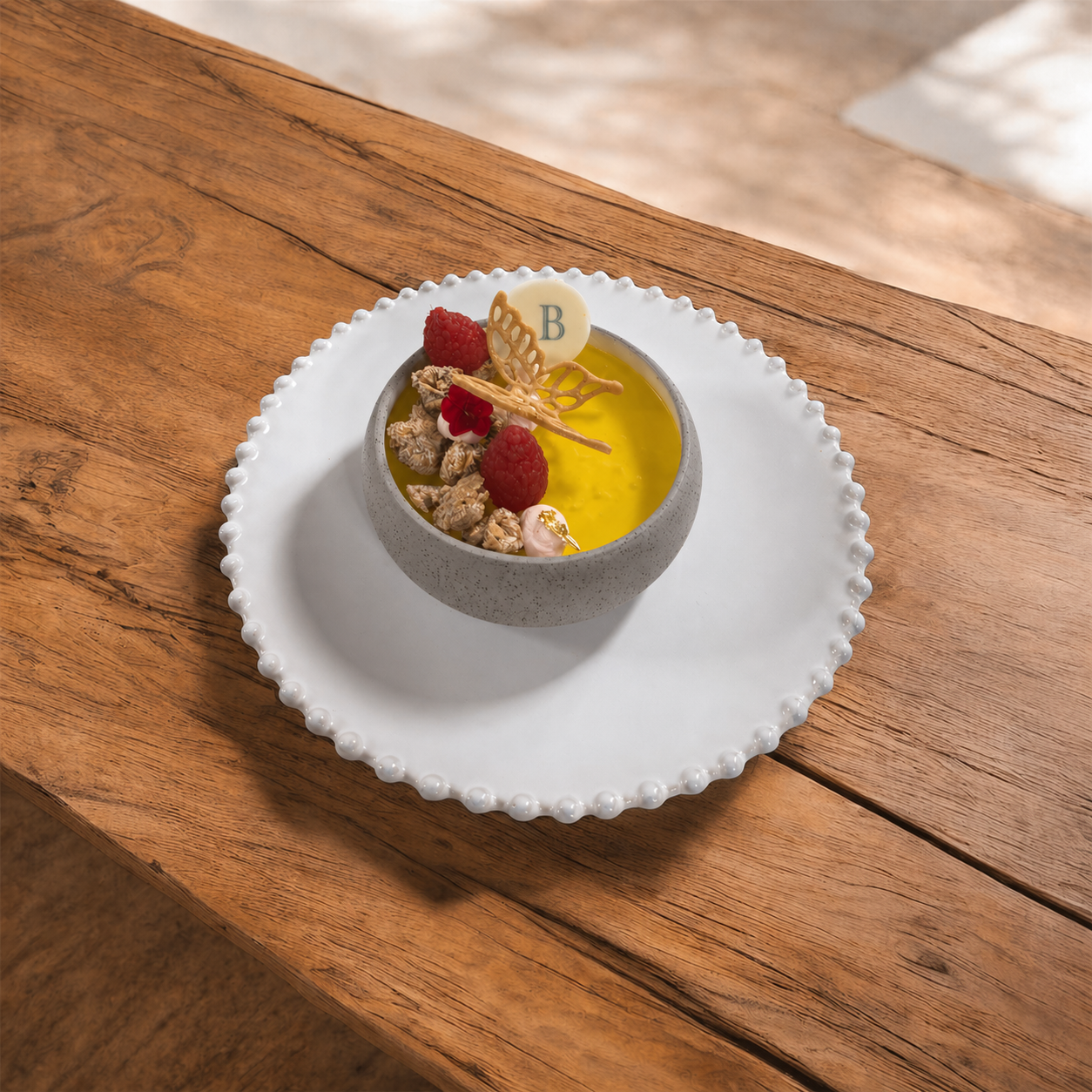 Luna Mesa Catering crème brûlée dessert