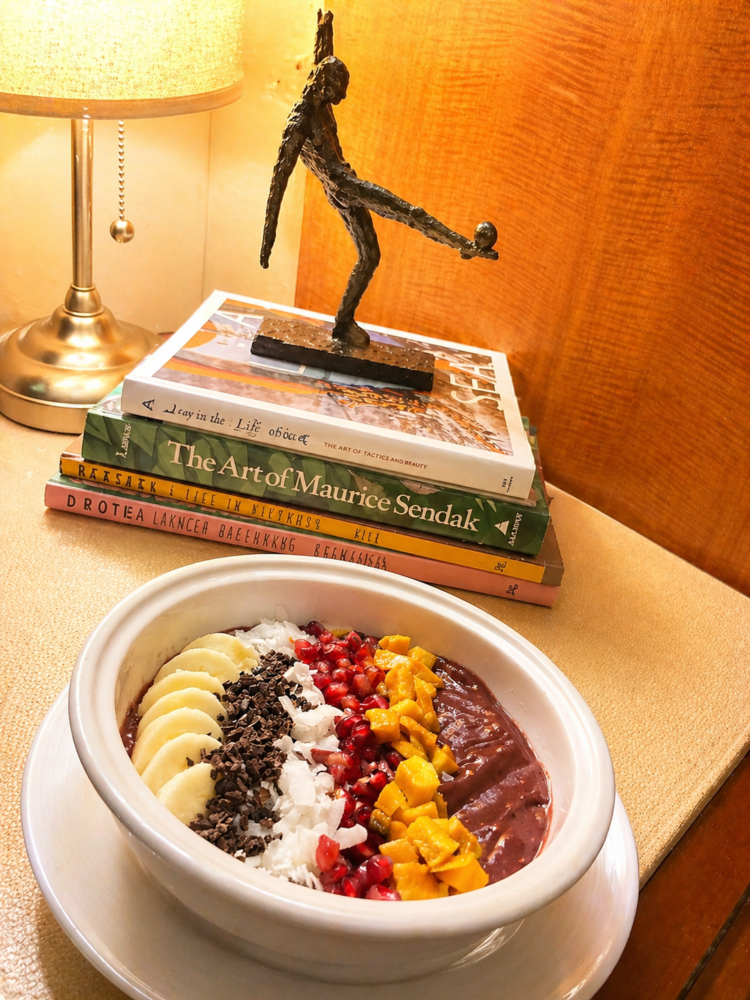 Luna Mesa Catering acai bowl with fresh fruit and toppings